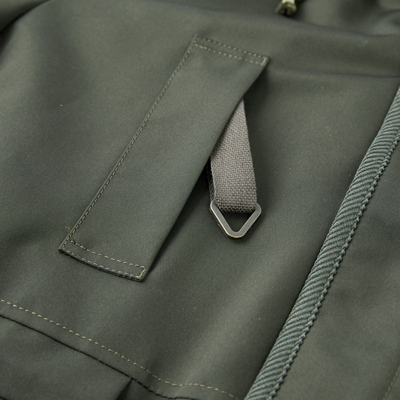 Men's padded parka jacket with teddy lining, hood, and multifunctional pockets Mune Fashion