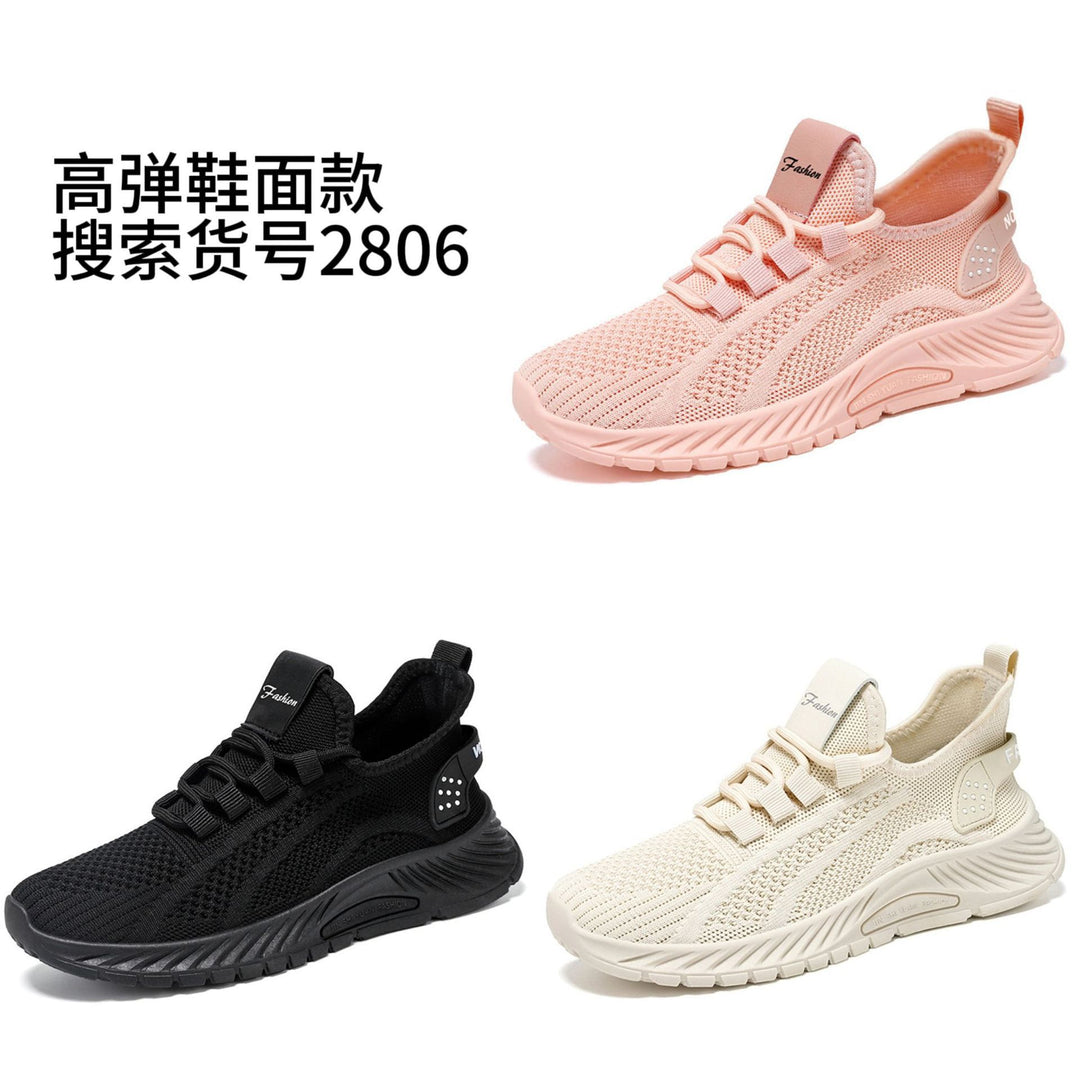 Unisex nan lightweight knitted sports sneakers with memory foam and slip-resistant profile sole Mune Fashion