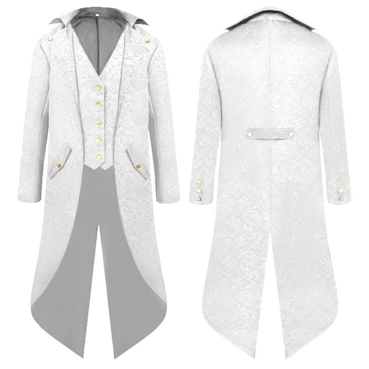 Men's tailored tailcoat with tail and integrated vest Mune Fashion