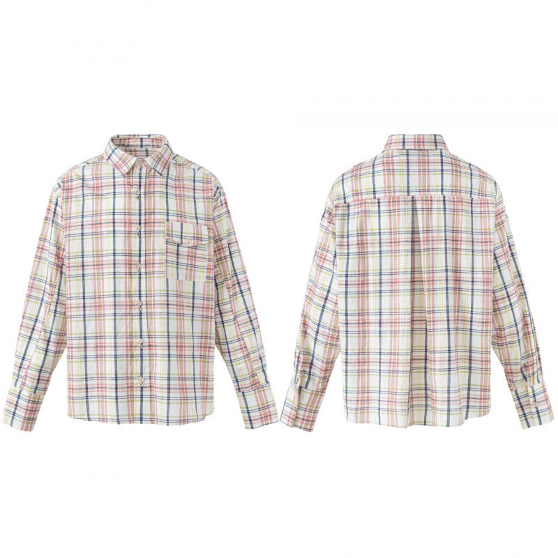 Unisex Checked Overshirt-Jacket with Chest Pocket and Boxy Cut Mune Fashion
