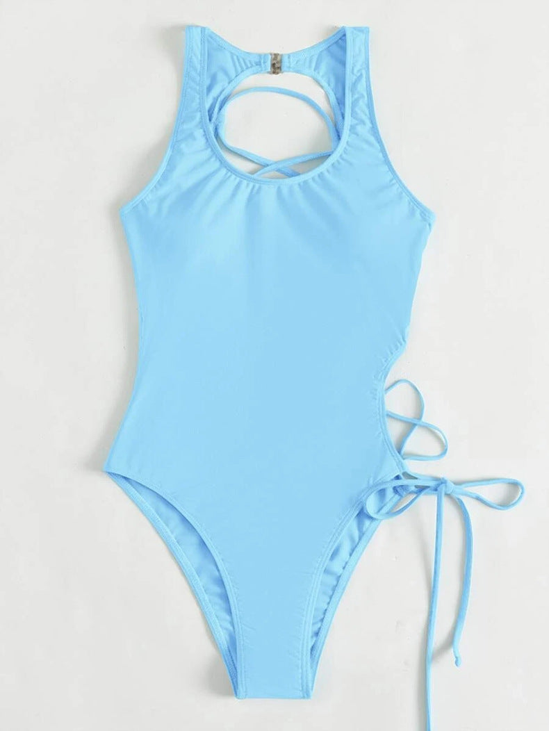 Women's one-piece swimsuit with sophisticated back design Mune Fashion