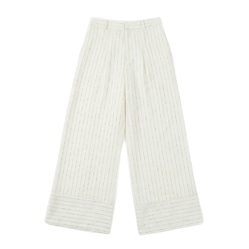 Damen Weite Streifenhose Mune Fashion
