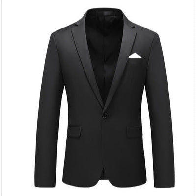 Men's elegant business jacket slim fit with narrow silhouette and modern lapel collar Mune Fashion