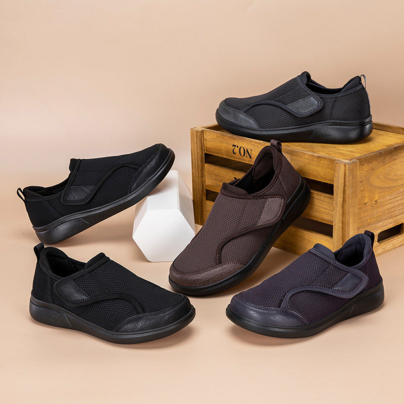 Ladies Comfort Slippers with Breathable Mesh and Elastic Entry Mune Fashion