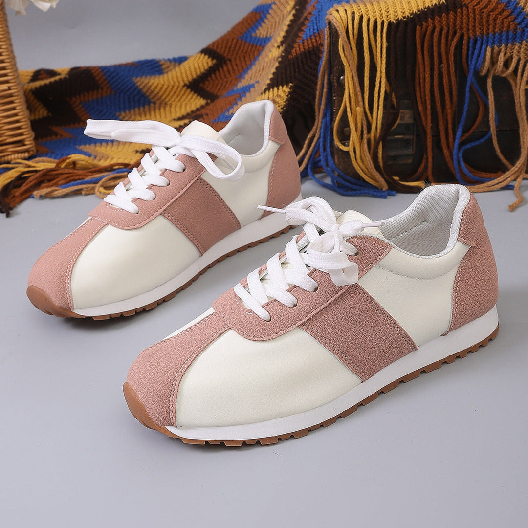 Ladies sporty casual sneakers with durable upper material and non-slip sole Mune Fashion