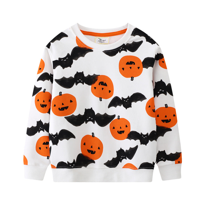 Girl's sweatshirt with cute Halloween motif Mune Fashion