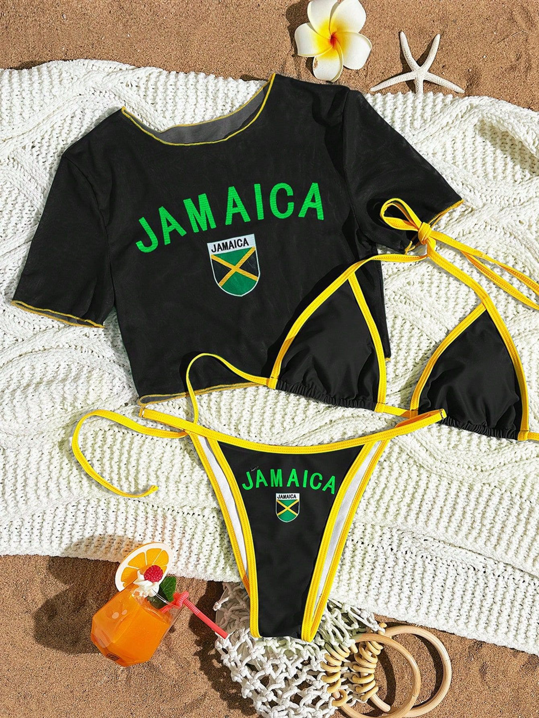 Women's bikini set with creative cherry design Mune Fashion