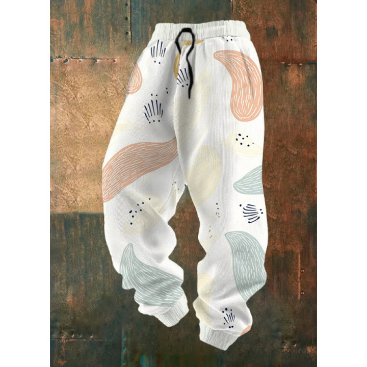 Women's Comfortable Leisure Pants with Creative Print Mune Fashion