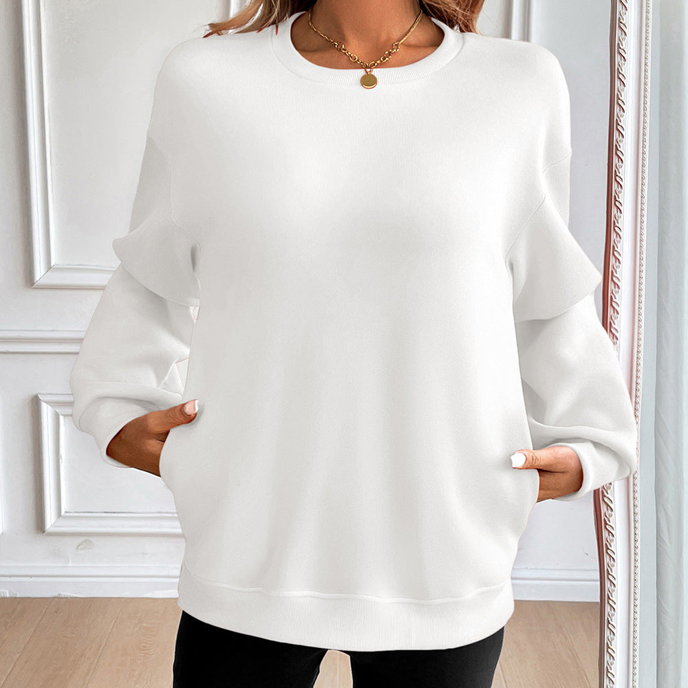 Women's Casual Sweatshirt with Soft Materials and Casual Cut Mune