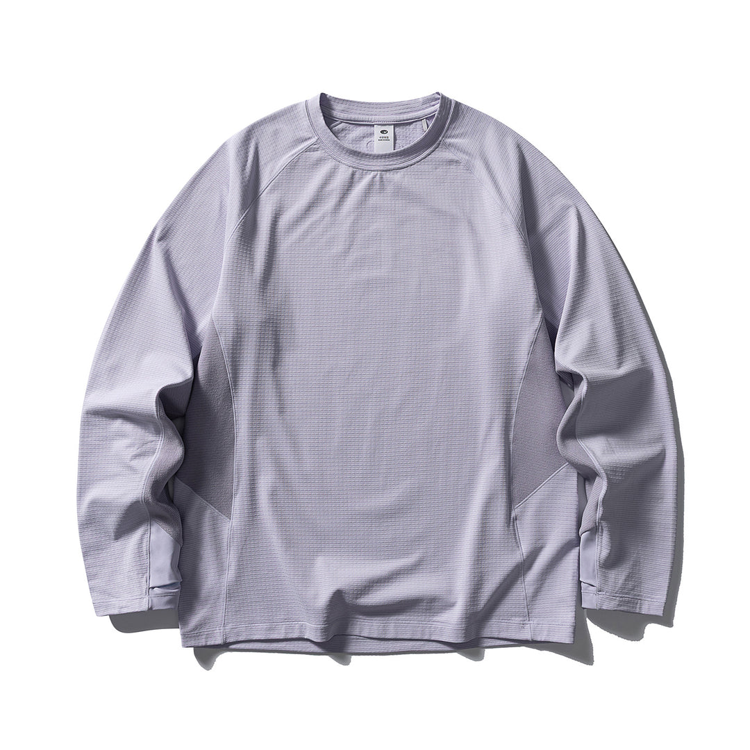 Unisex Structured Long Sleeve Thermal Layer with Raglan Sleeves and Side Ventilation Panels Mune Fashion