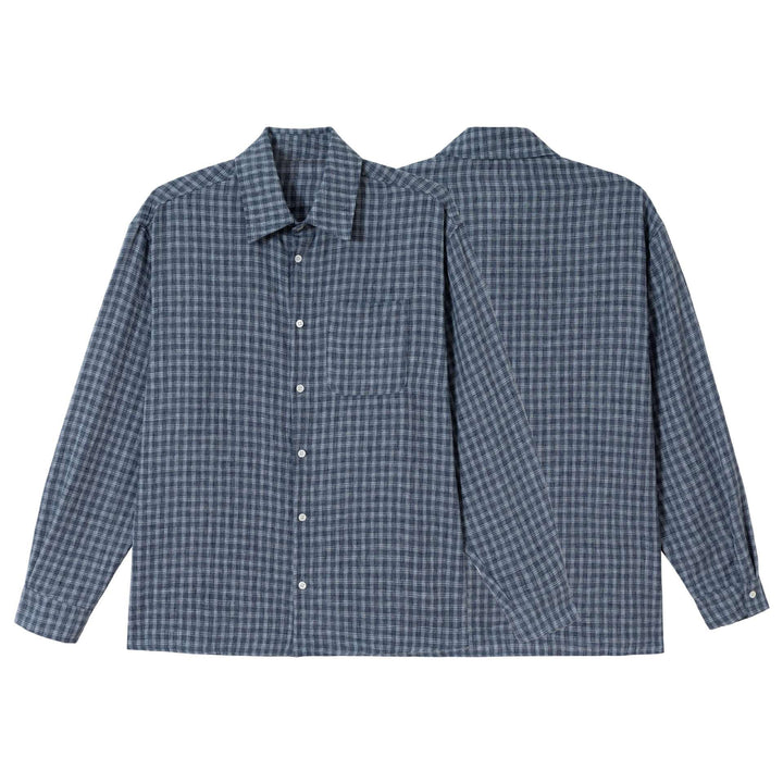 Men's Oversized Flannel Shirt in Relaxed Fit with Chest Pocket Mune Fashion