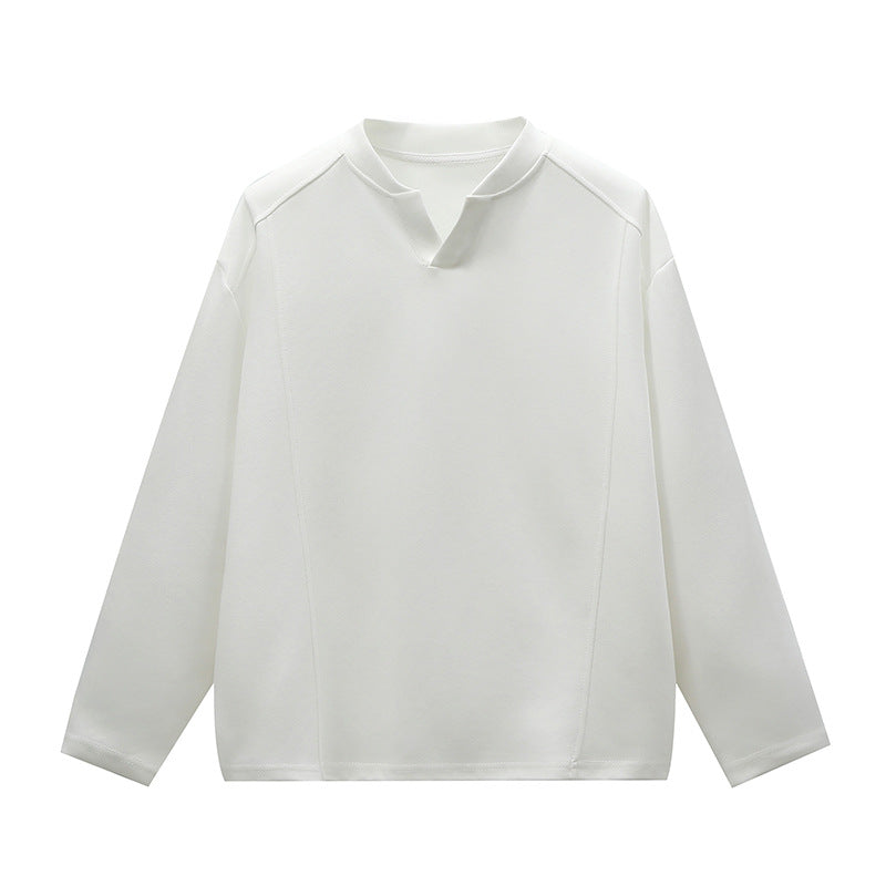Unisex Oversize Round Neck Sweatshirt with Raglan Seams and Fine Texture Mune Fashion