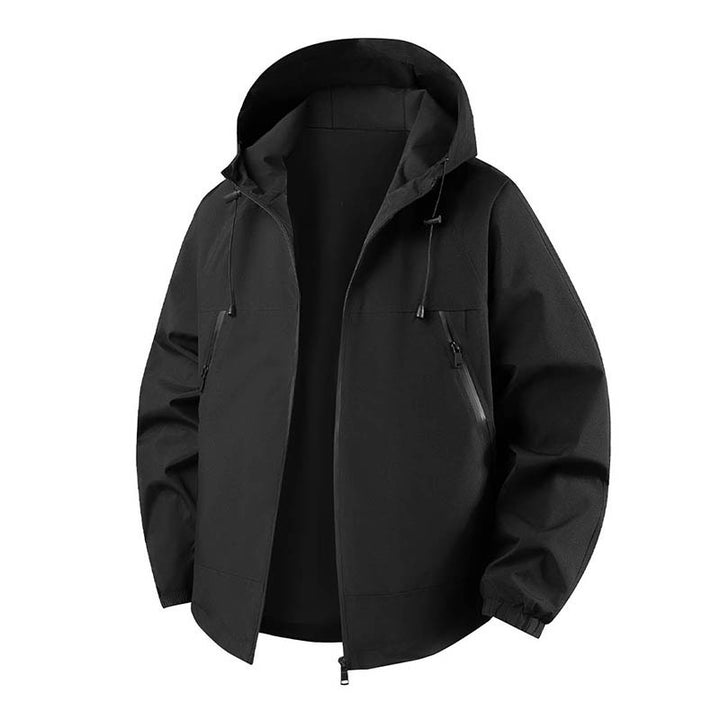 Men's Lightweight Outdoor Jacket with Adjustable Hood Mune Fashion