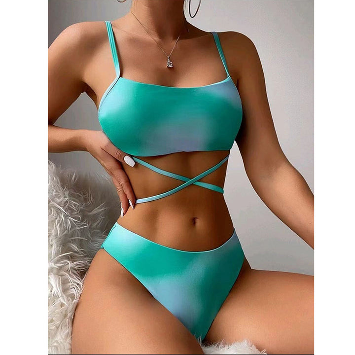 Women's bathing outfit with crossed straps Mune Fashion