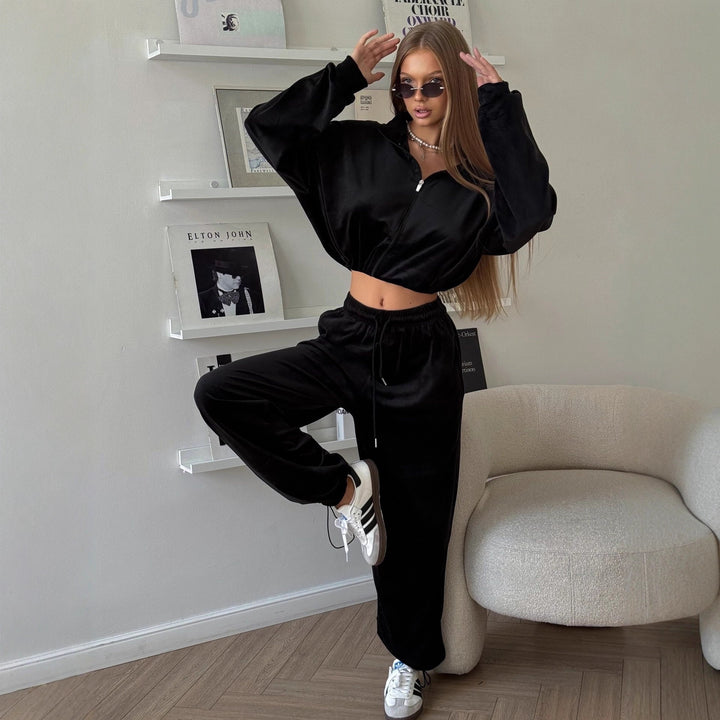 Ladies Elegant and sporty fleece set Mune Fashion