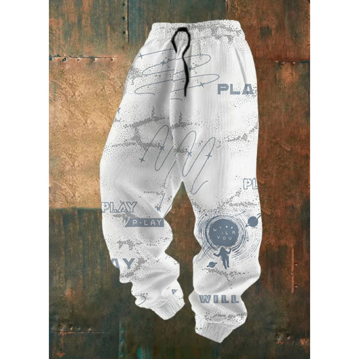 Women's Comfortable Leisure Pants with Creative Print Mune Fashion