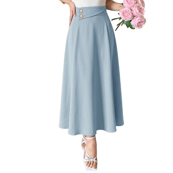 Women’s maxi skirts with decorative button placket Mune Fashion