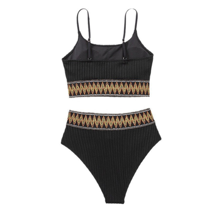 Ladies Bikini Set with stylish high waist and elastic top Mune Fashion