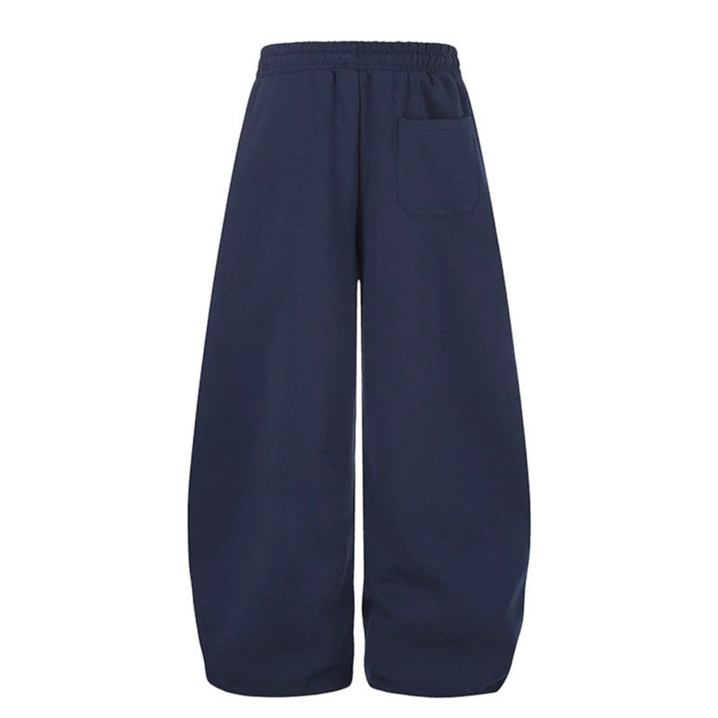 Women's extra-wide culotte sweatpants with a high comfort waistband, drawstring, and adjustable hem closures Mune Fashion