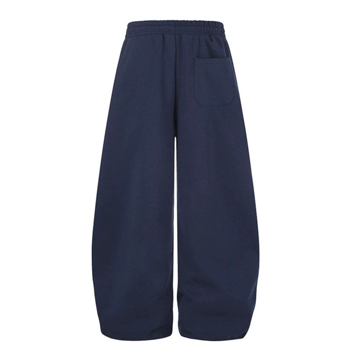 Women's extra-wide culotte sweatpants with a high comfort waistband, drawstring, and adjustable hem closures Mune Fashion