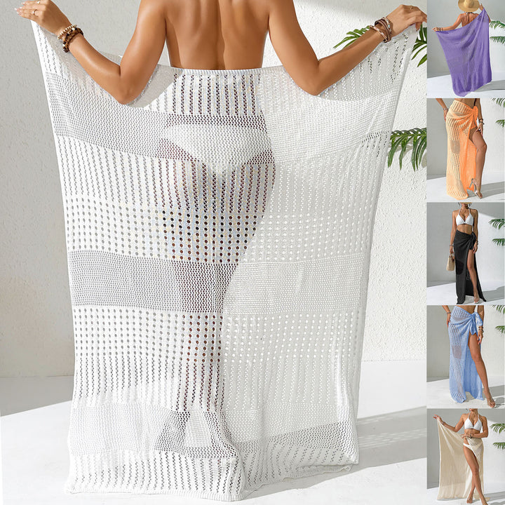 Women's Airy Crochet Beach Sarong Mune Fashion