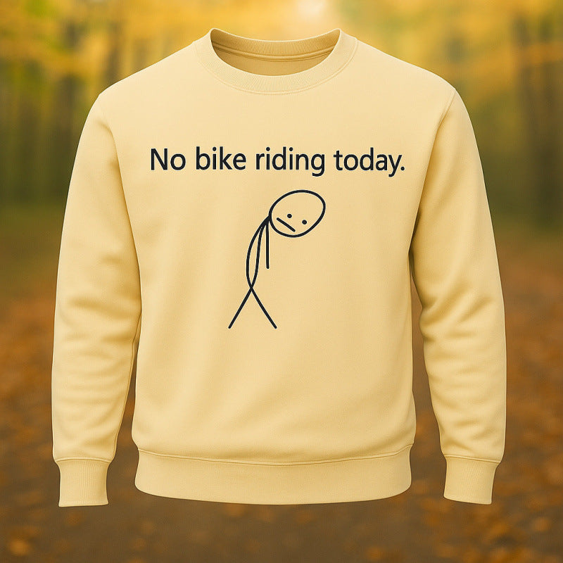Men's Comfortable Sweatshirt with Motivational Print Mune Fashion