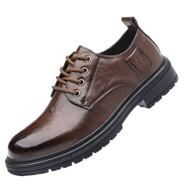 Men's High-Quality Leather Lace-Up Shoes Mune Fashion