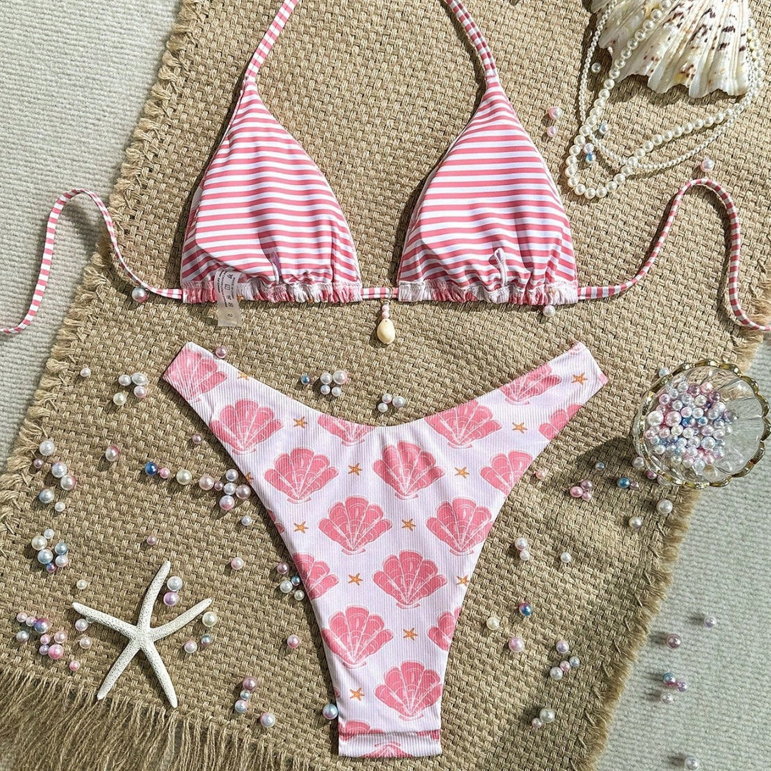 Women's Triangle Bikini Set Mune Fashion
