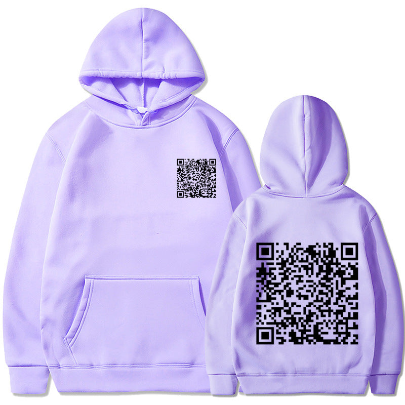 Women's Sporty Hoodie with QR Code Mune Fashion