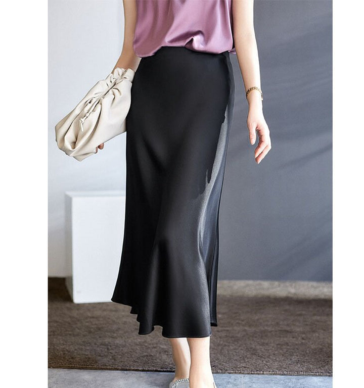 Women's Elegant Maxi Skirt with Flowing Cut Mune Fashion