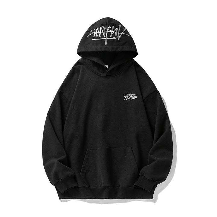 Unisex Oversize Hoodie with Kangaroo Pocket and Printed Hood Mune Fashion
