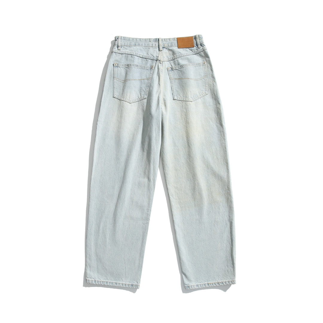 Women High-Waisted Straight-Leg Jeans with Wide Leg Mune Fashion