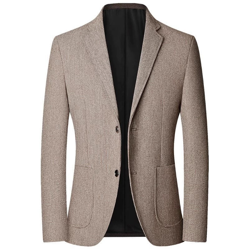 Men's Lightweight City Blazer unlined construction with textured pattern and patch front pockets Mune Fashion