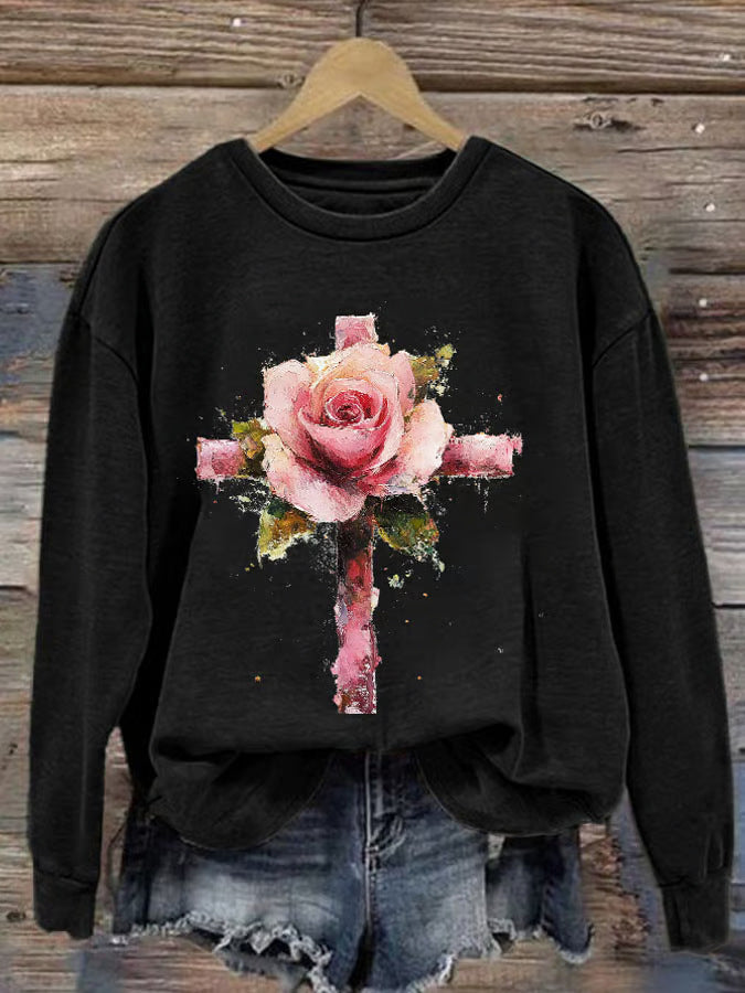 Ladies Cozy Sweater with Heart Motif Mune Fashion