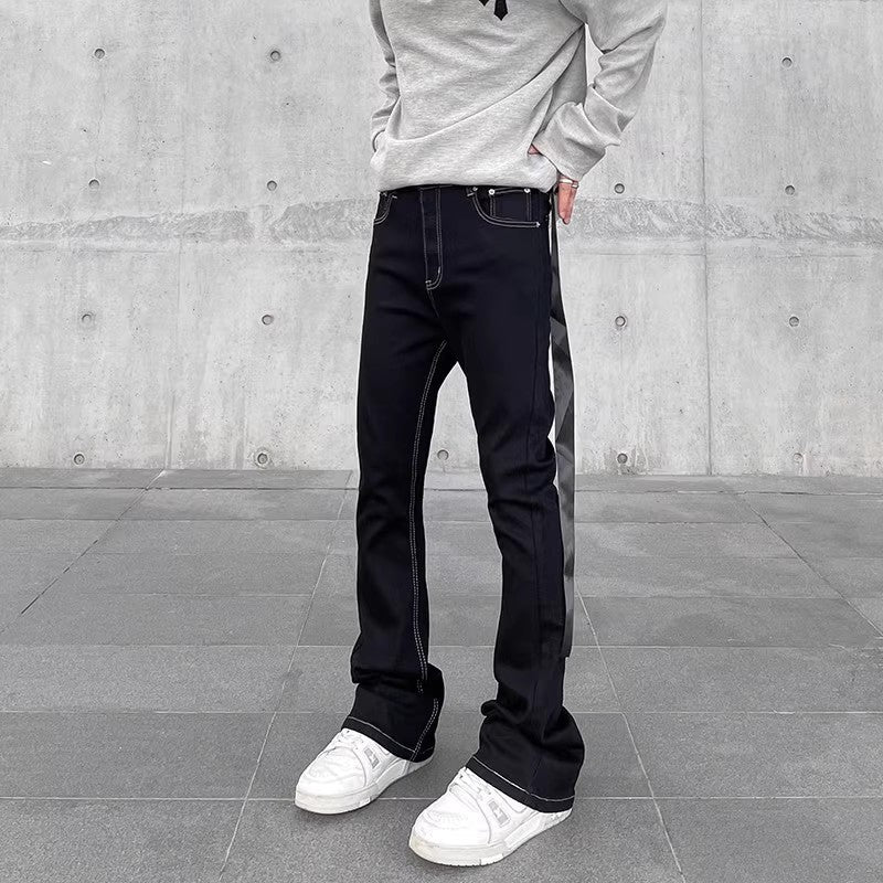 Men's Fashion Flamed Jeans Mune Fashion