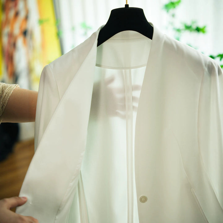 Women’s Stylish Blazer with Slightly Textured Surface Mune Fashion