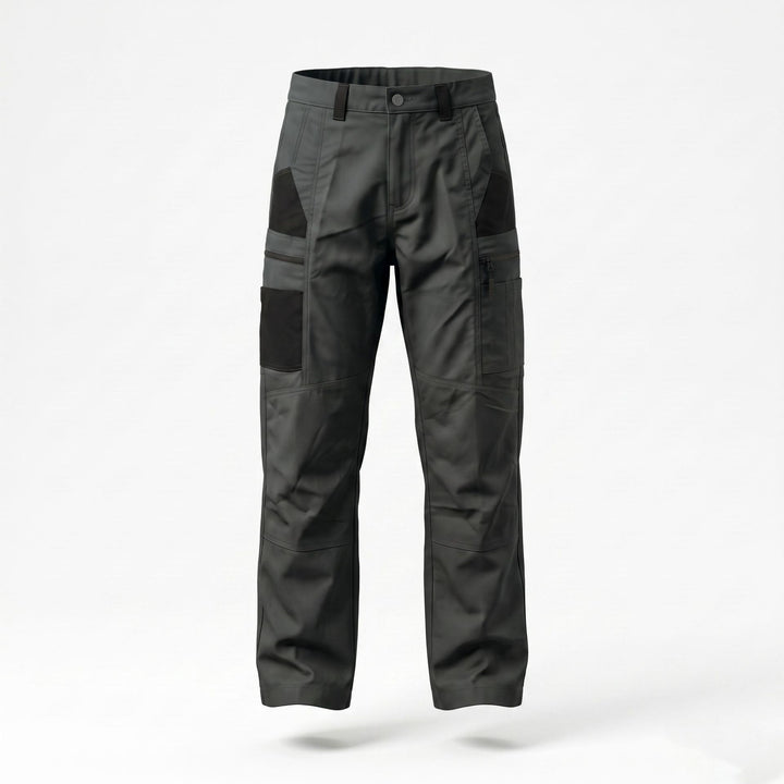 Men's Technical Cargo Work Pants with Reinforced Knee Patches and Multi-Pockets Mune Fashion