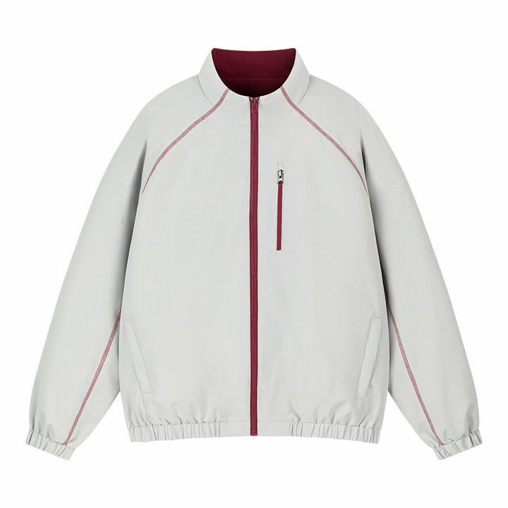 Unisex Light Transition Jacket with Raglan Sleeves, Full Zipper, Chest Pocket and Elastic Hem Mune Fashion