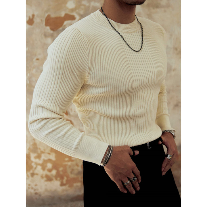 Men's Stylish Ribbed Sweater Mune Fashion