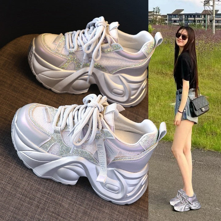 Ladies Chunky Sneakers with futuristic design and breathable upper material Mune Fashion