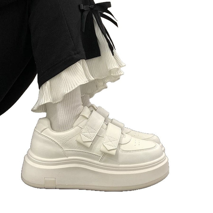Women High-Quality Platform Sneakers with Practical Velcro Closure and Luxurious Comfort Mune Fashion
