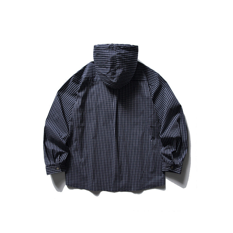 Unisex Oversized Hoodie Overshirt made of cotton blend with chest flaps and continuous button placket Mune Fashion
