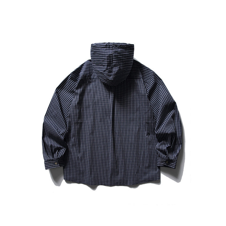 Unisex Oversized Hoodie Overshirt made of cotton blend with chest flaps and continuous button placket Mune Fashion