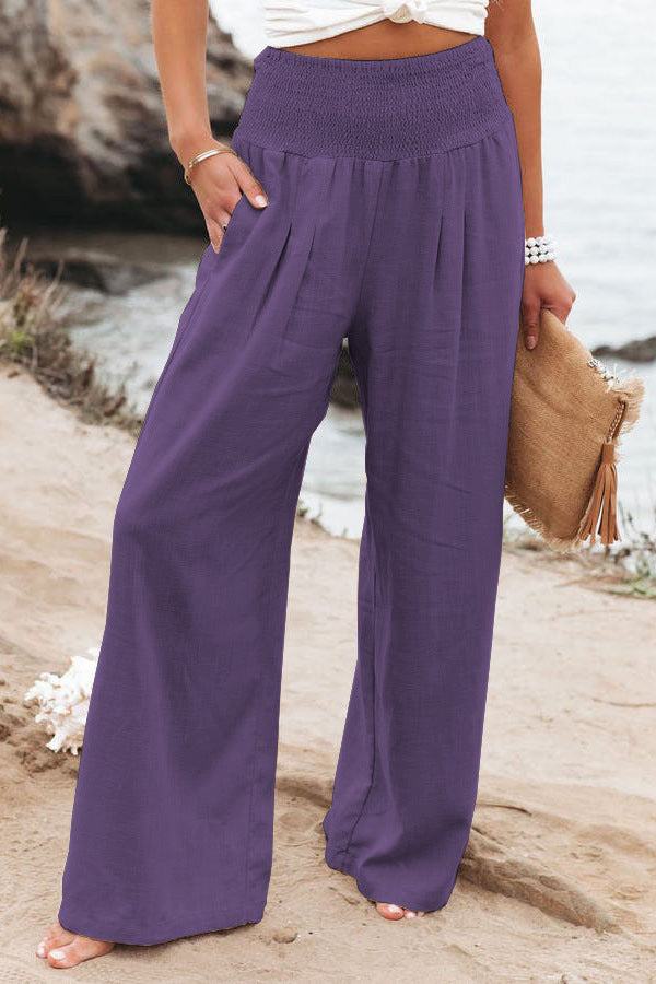 Women's Loose Linen Trousers Mune