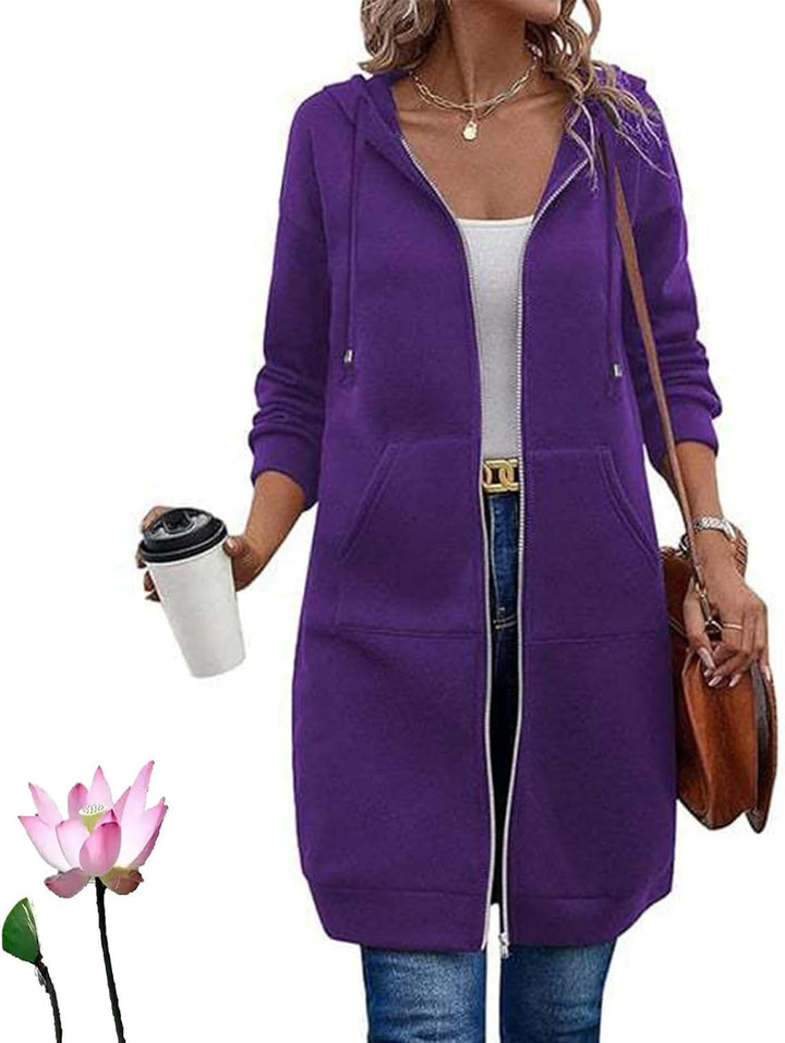 Women Casual Long Sleeve Hoodie Jacket