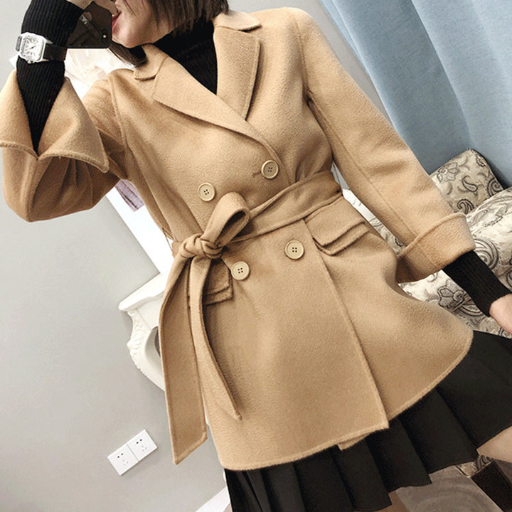 Women timeless, double blazer with belt Mune Fashion
