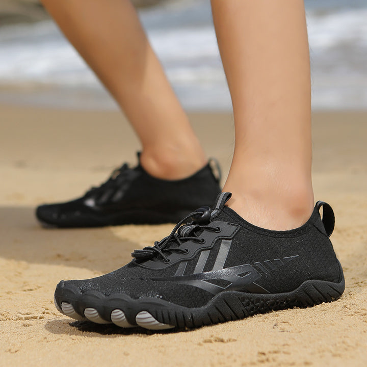 Unisex nan ultralight aqua shoes with toe-close flex profile, non-slip rubber sole and quick-release closure Mune Fashion