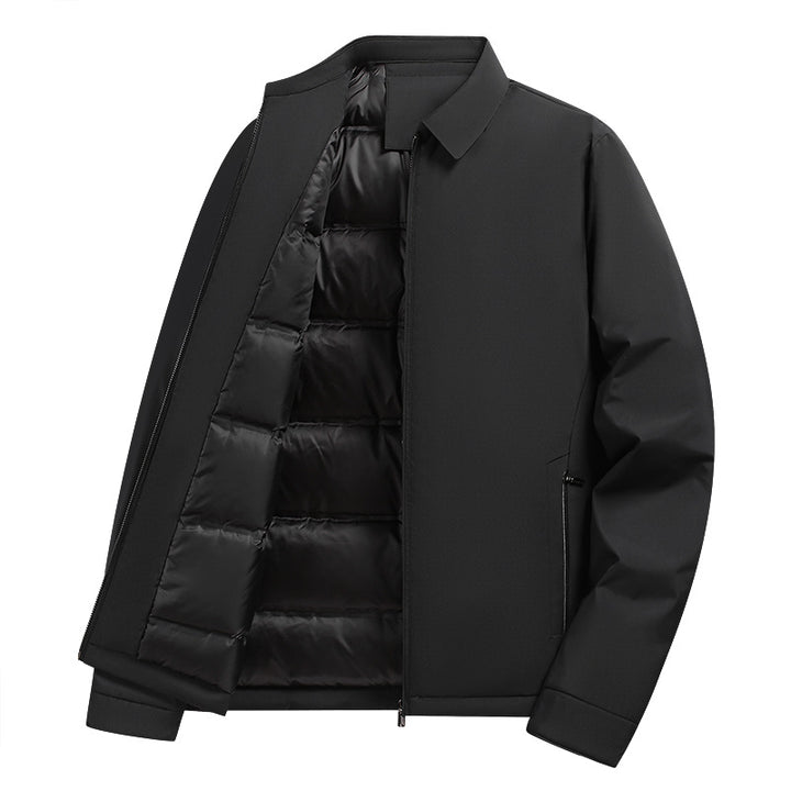 Men's Fashionable Transitional Jacket with High Collar Mune Fashion