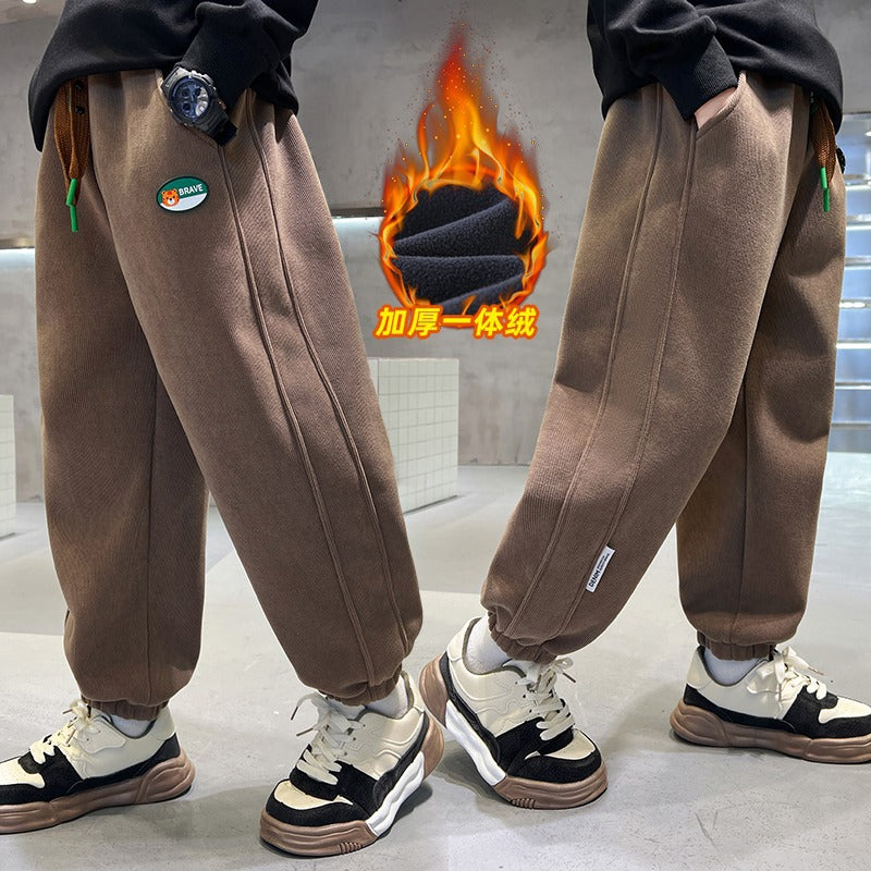 Men's casual sports pants with practical drawstring and side pockets Mune Fashion