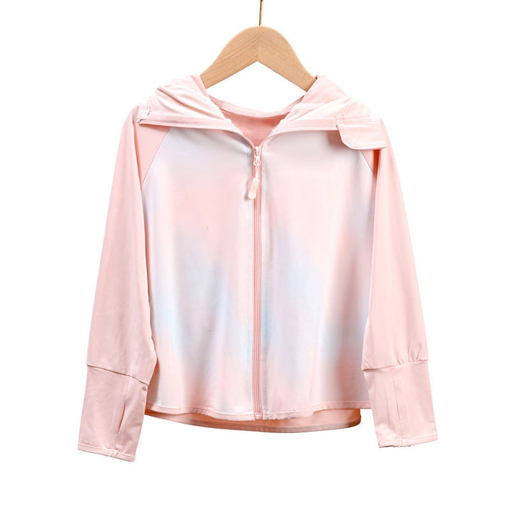Women breathable sun protection jacket with zipper Mune Fashion